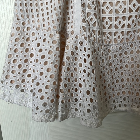 HD IN PARIS | Georgia Cotton Eyelet Dress Sz US 0 - Picture 4 of 7